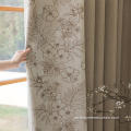 Alivio alto de alivio exquisito Cortina de ventana Jacquard